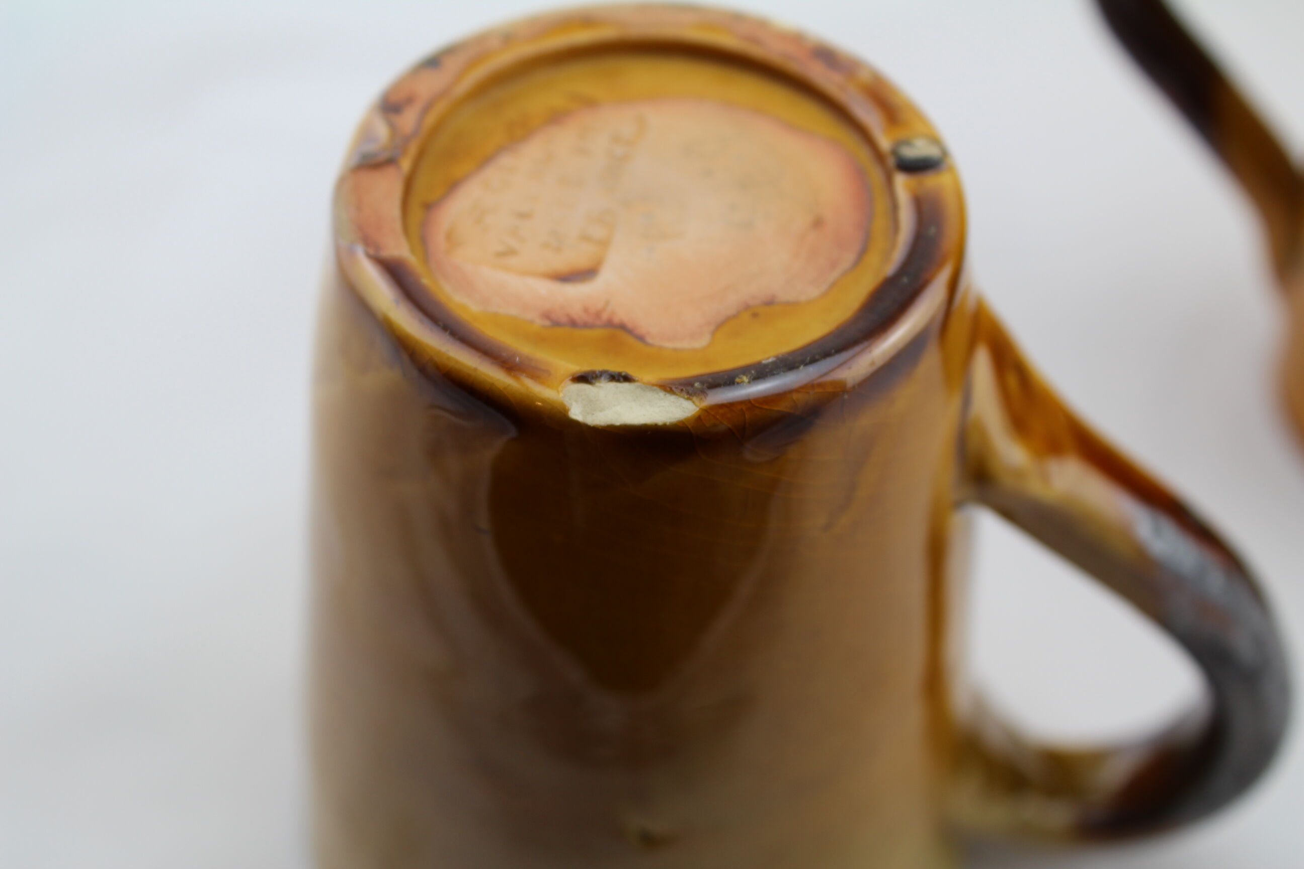 6 cups Vallauris Aegitna ceramic