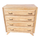 Compass-legged chest of drawers