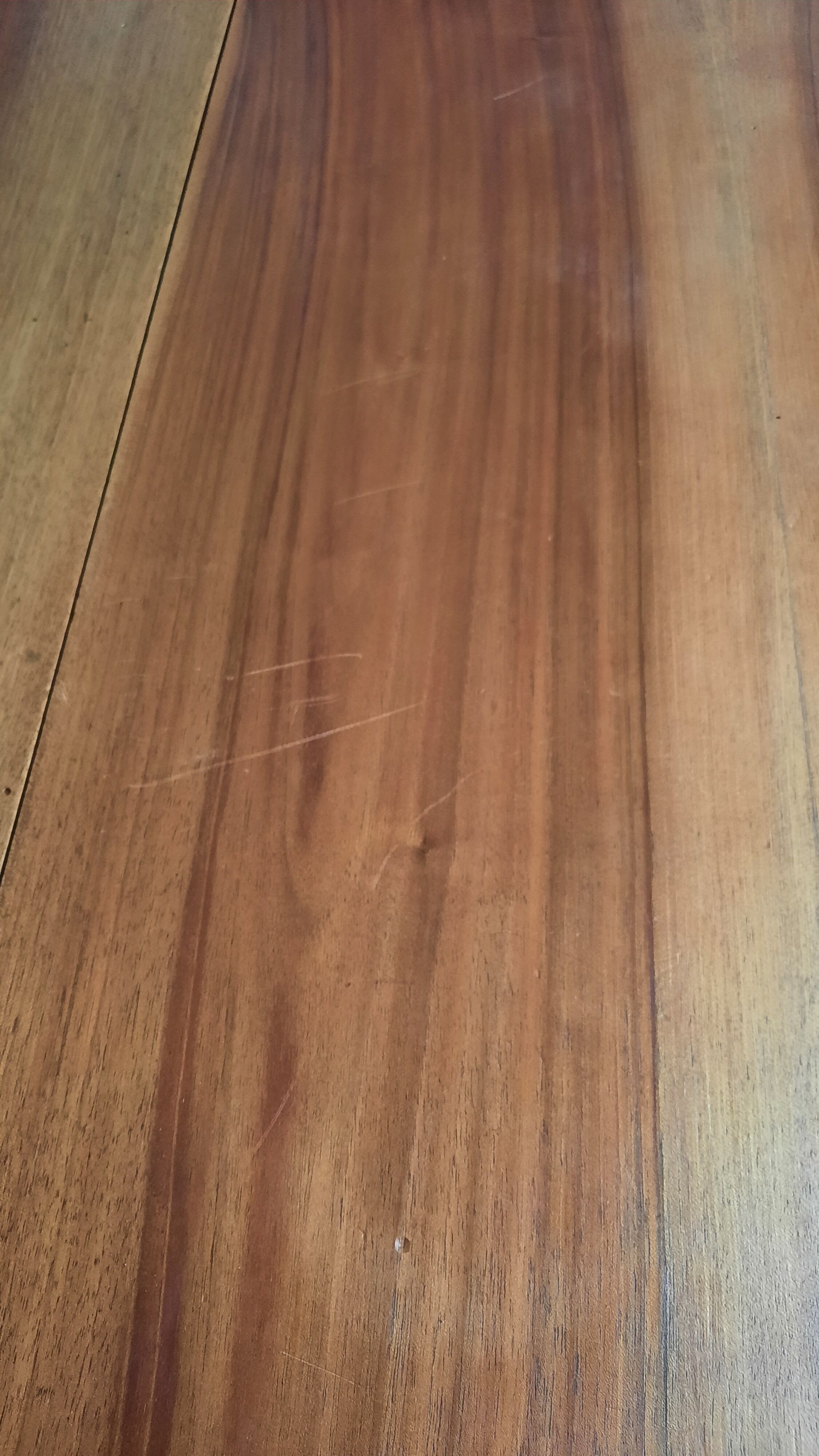 Walnut shutter table