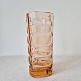 Art Deco style 'Rosaline' glass vase '60s - Luminarc Vintage