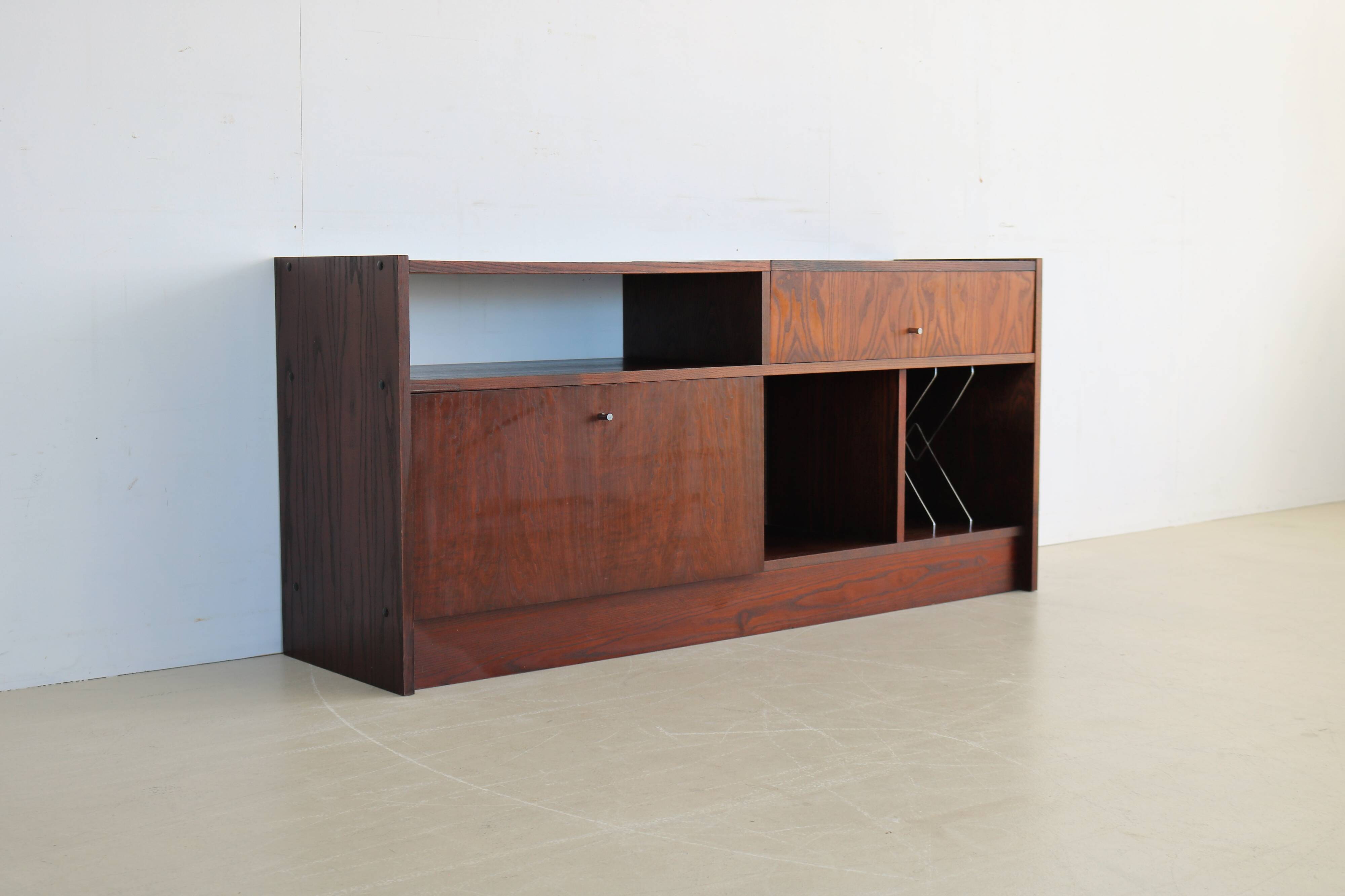 Buffet audio en palissandre vintage