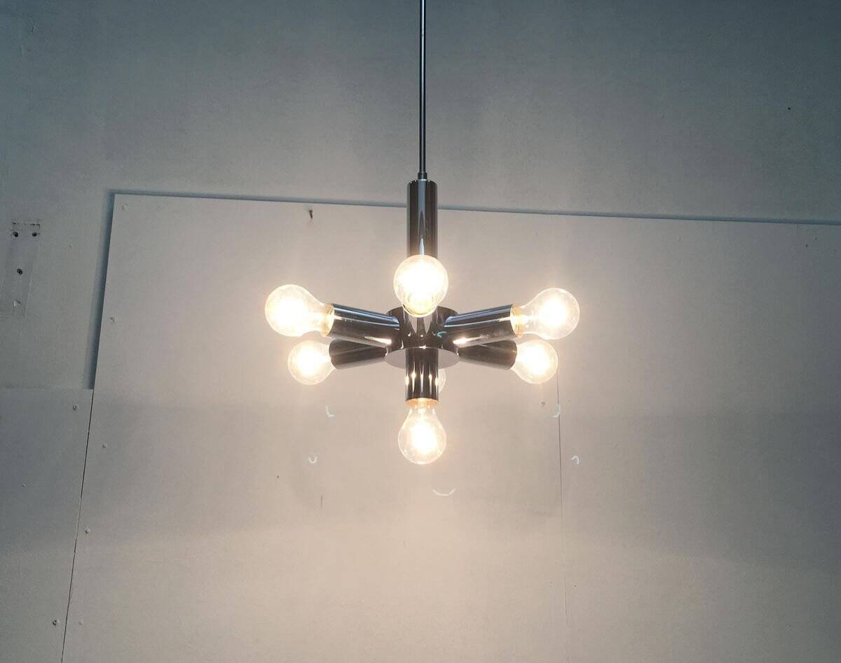 Suspension Chrome Space Age Mid-Century