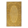 Yellow Overdyed Vintage Turkish Area Rug. Hand-Knotted Wool Carpet for Modern Interiors