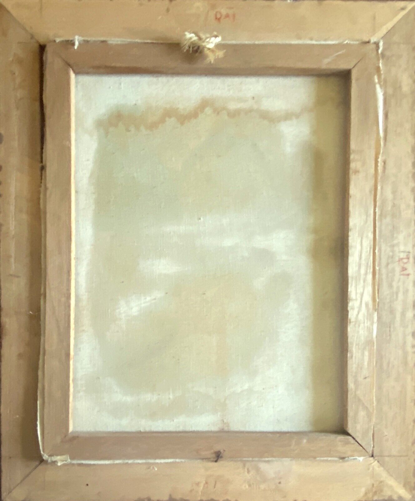 Orientalist painting Bali "Femme dêvetue" signed and dated 1984 with frame