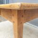 Desk table Oak knotted 1925 false drawer