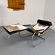 Fauteuil Lounge design Tecta par Mies Van Der Rohe réglable vintage