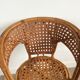 Fauteuil enfant vintage en rotin et cannage osier