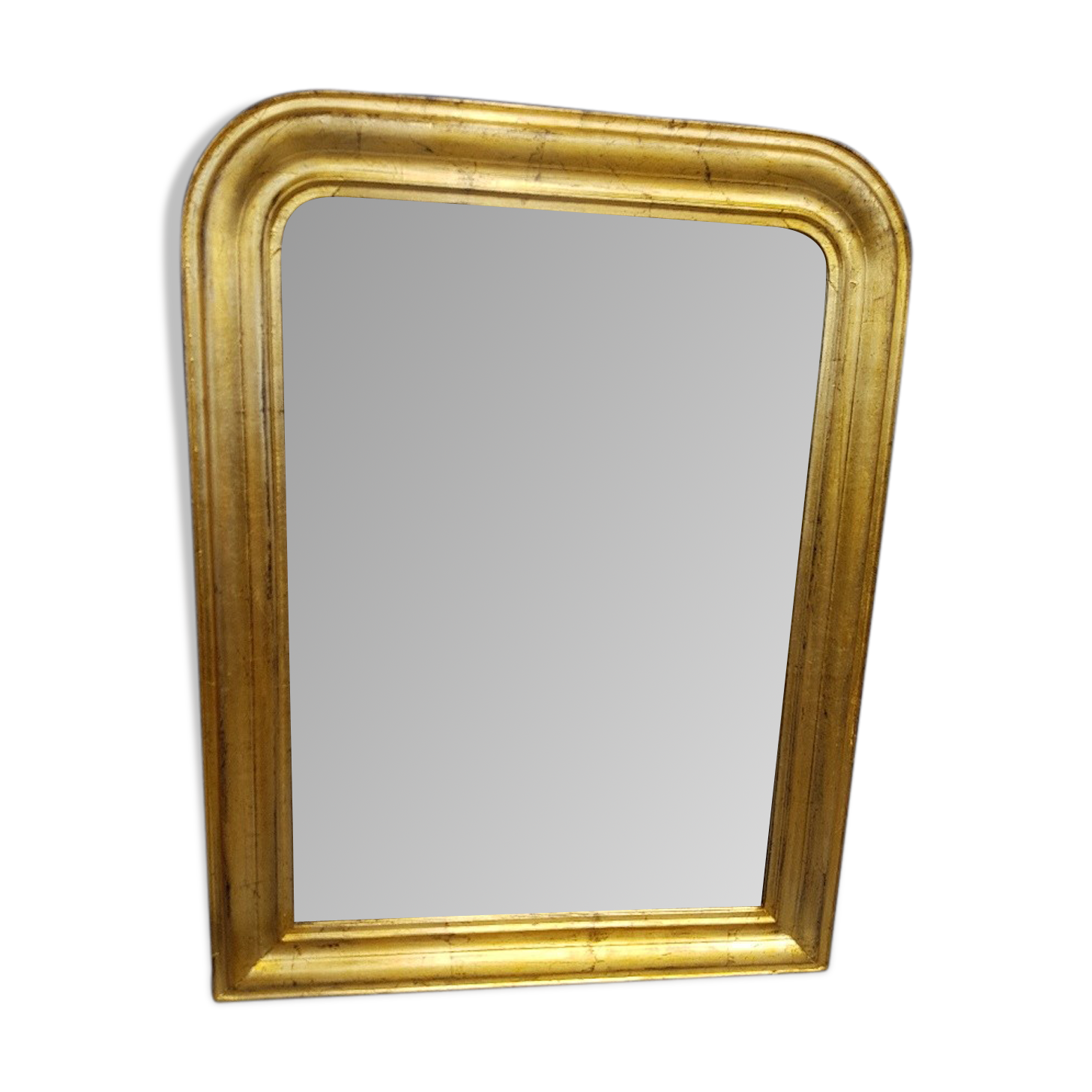 Miroir doré d'époque Louis-Philippe - 81x62cm