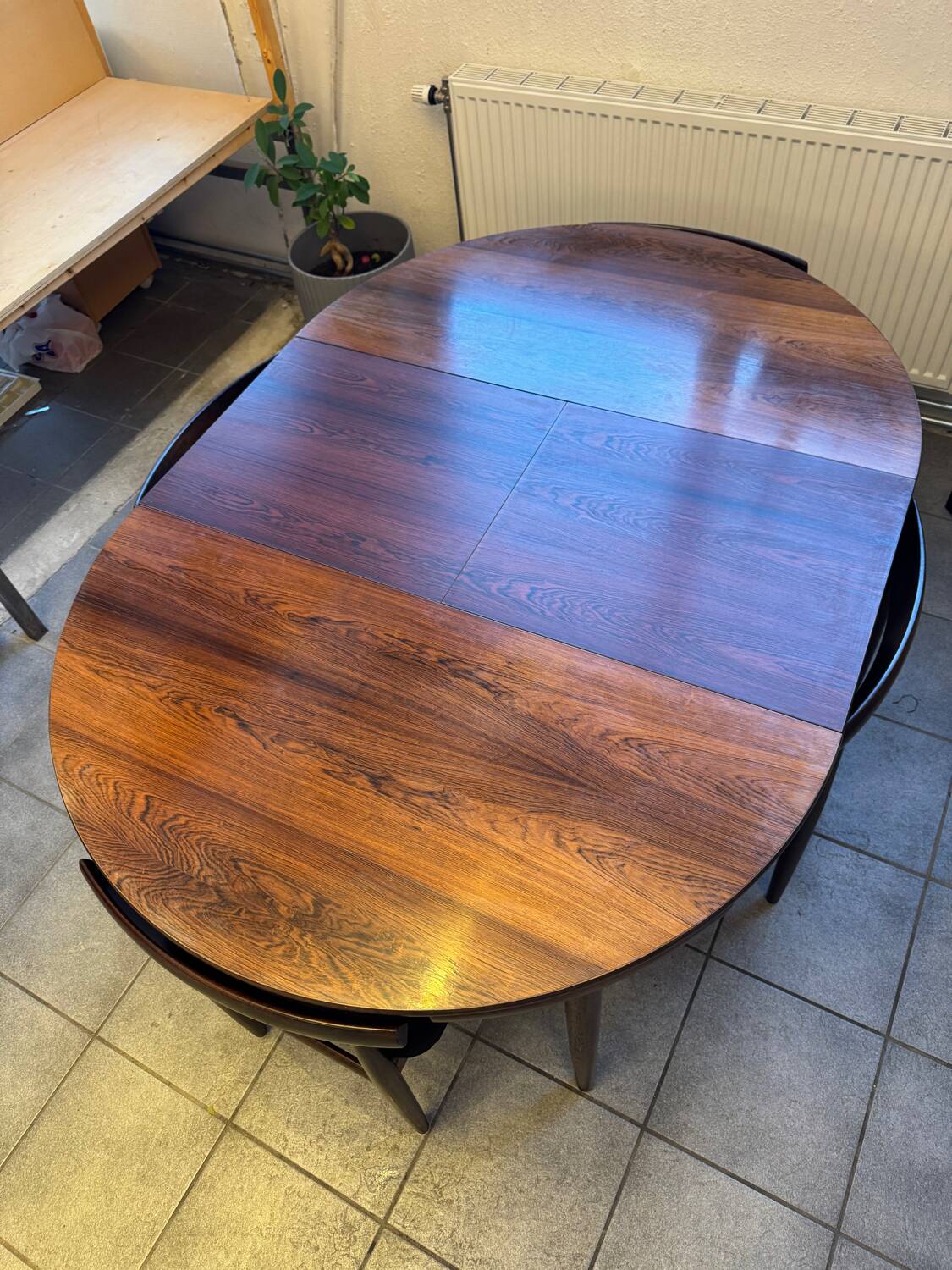 Roundette dining set by Hans Olsen, Denmark 1960s