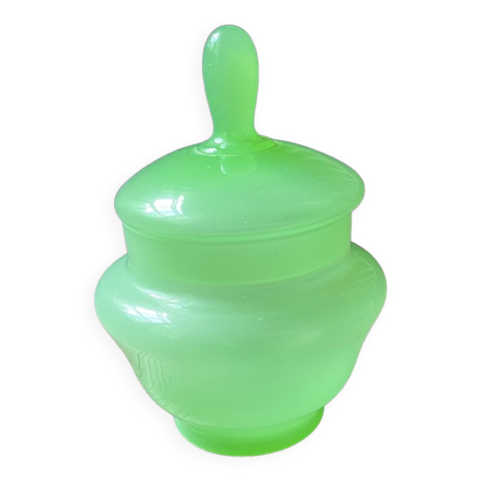 Vintage glass candy box