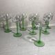 Series of 8 wine glasses