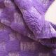 Purple Checkered Rug - 281 x 207 cm