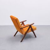 Mid Century Easy Chair Model B 310 Var in Sunset Velvet