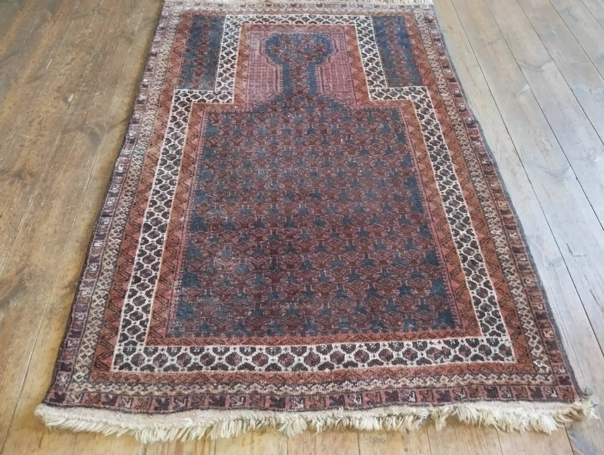 Handmade Afghan Belouch rug 138x91cm
