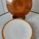 Lot de 6 assiettes à dessert Salins modèle "Tolosa" années 50-60