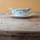 Sauceboat ironstone 1900 - Sarreguemines earthenware Adria series