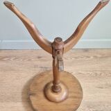 Louis XVI style mahogany tripod pedestal table