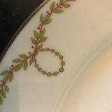 Pop-up Christmas 2022 Pair of porcelain plates from Limoges Haviland mid-twentieth