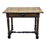 19th century oak side table