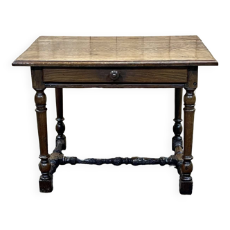 19th century oak side table