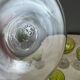 Antique baccarat green crystal glassware set, 20th century