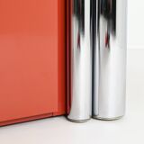 Antonello Mosca, Buffet For Cinova, Lacquer And Chrome, Italy C.1969