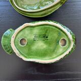 Green duck terrine in slip