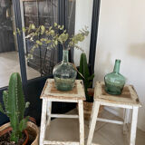 Old wooden painter's stools