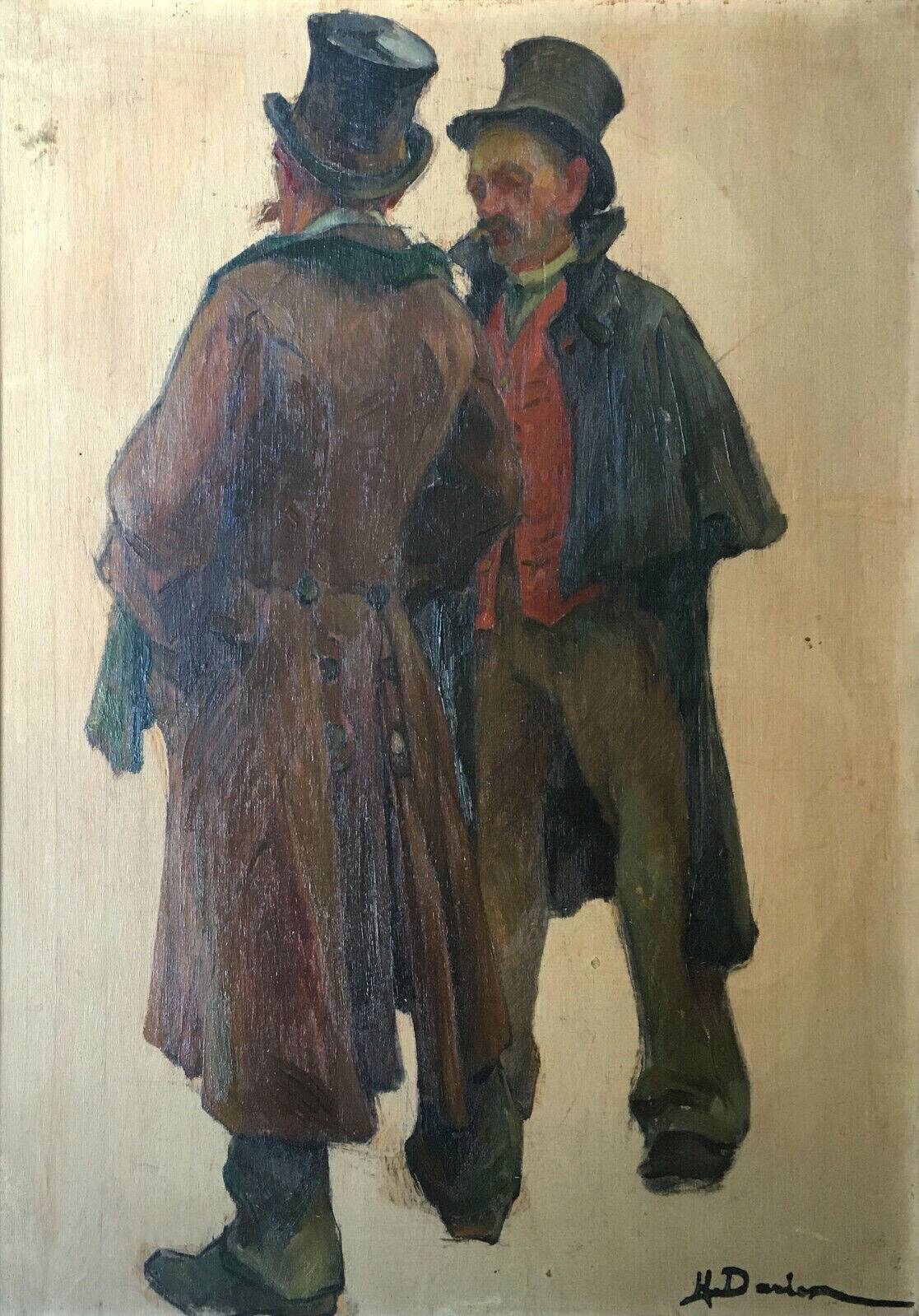 Paintings (x2 HSP) by Henri Gaston DARIEN (1864-1926) signed studies