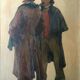 Paintings (x2 HSP) by Henri Gaston DARIEN (1864-1926) signed studies