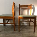 Suite of 6 Scandinavian chairs 1968