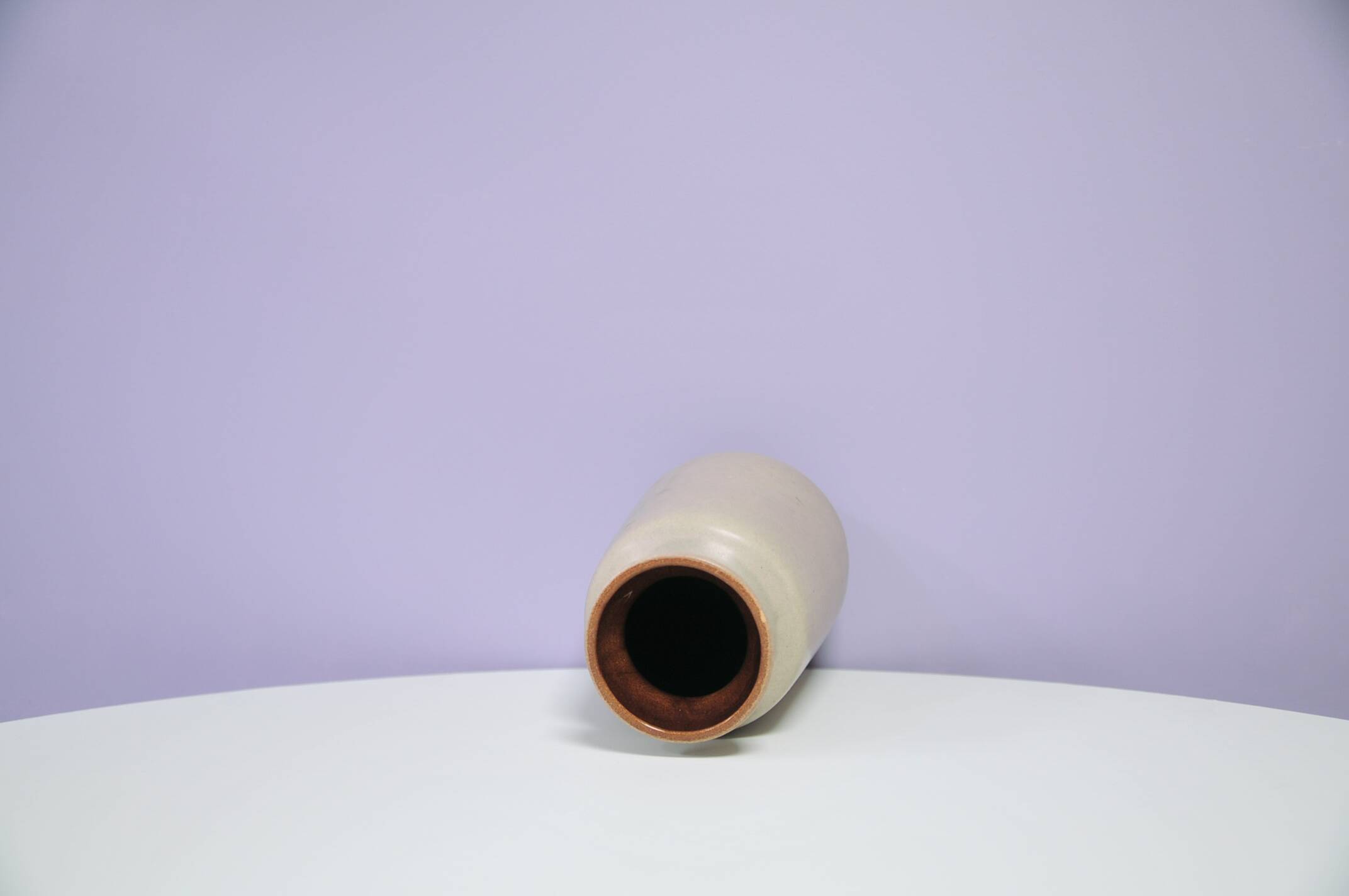 Beige West Germany vase Carstens