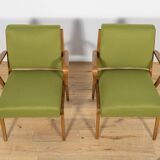 Armchairs by Selman Selmanagic for VEB Deutsche Werkstätten Hellerau.