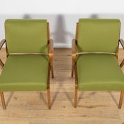 Armchairs by Selman Selmanagic for VEB Deutsche Werkstätten Hellerau.