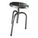 Height-adjustable tripod metal stool