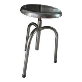 Tabouret métal tripode réglable en hauteur