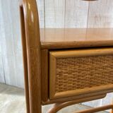 Vintage rattan dressing table