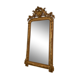 Old mercury mirror with pediment