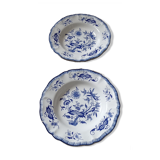 Pair of Sarreguemines plates