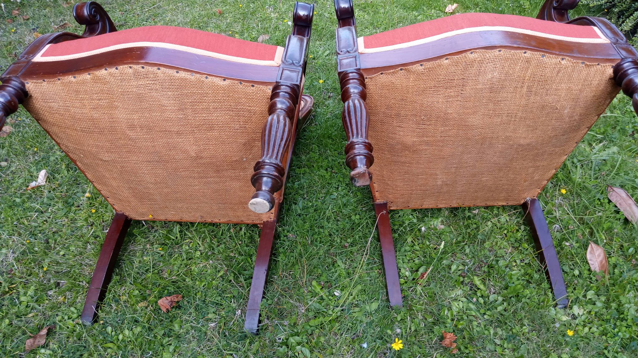 Pair of armchairs
