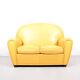 Poltrona Frau vanity fair beautiful yellow leather sofa