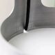 Matte silver aluminum table lamp by Dominik Hehl, vintage 2012 design, sculptural industrial vibe