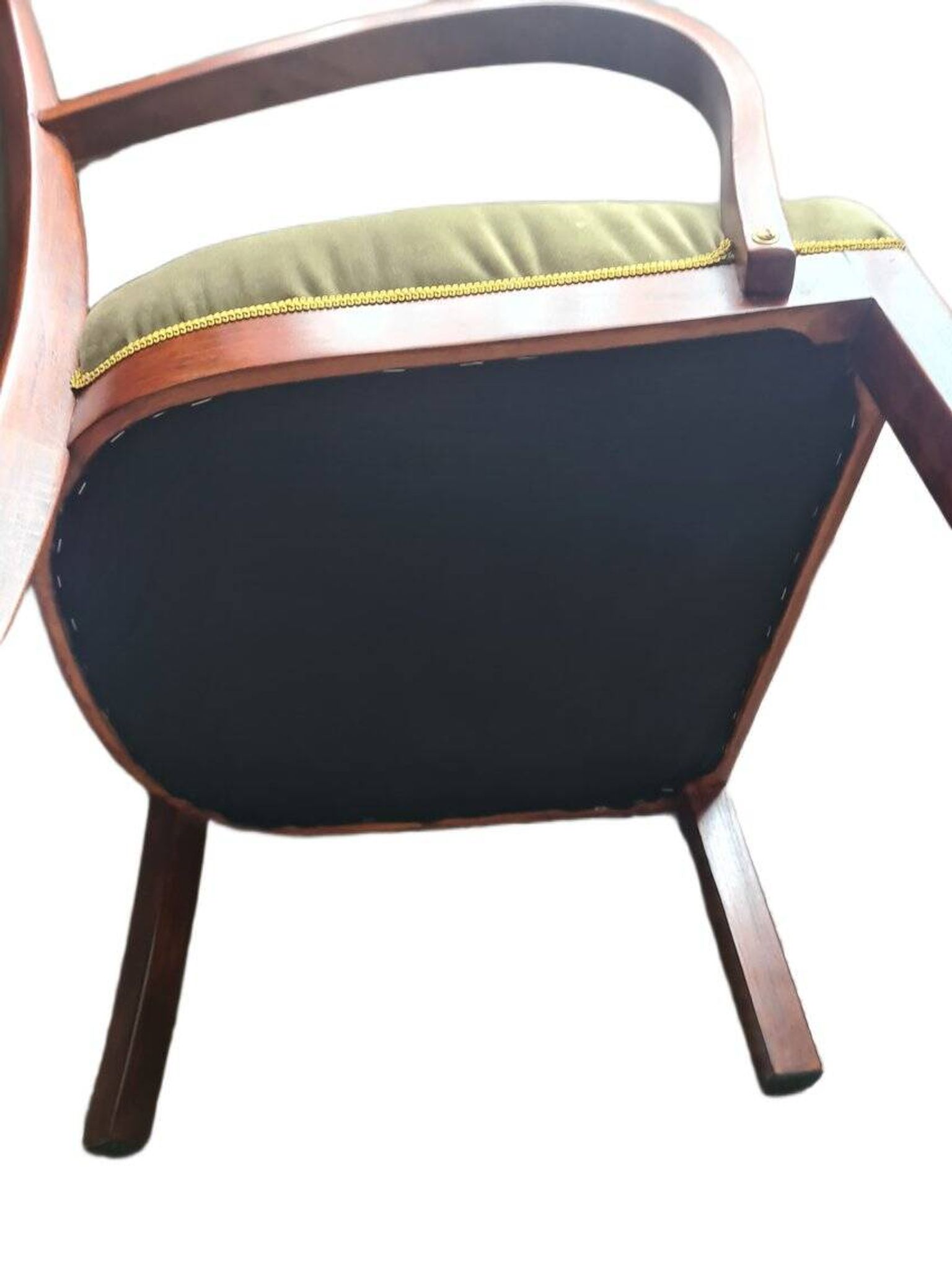 Polish Art Deco beech armchair, 1930s