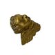 Antique cherub head in gilded wood from the early 20th century.
