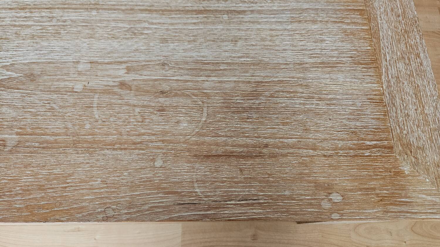 Wooden living room coffee table