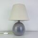 Ceramic ball lamp grey/blue, vintage 1960s