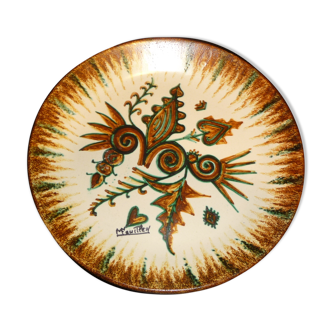 Old plate Paul Fouillen Quimper