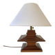 English lamp, fabric cable, cotton lampshade