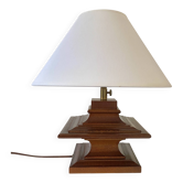 English lamp, fabric cable, cotton lampshade