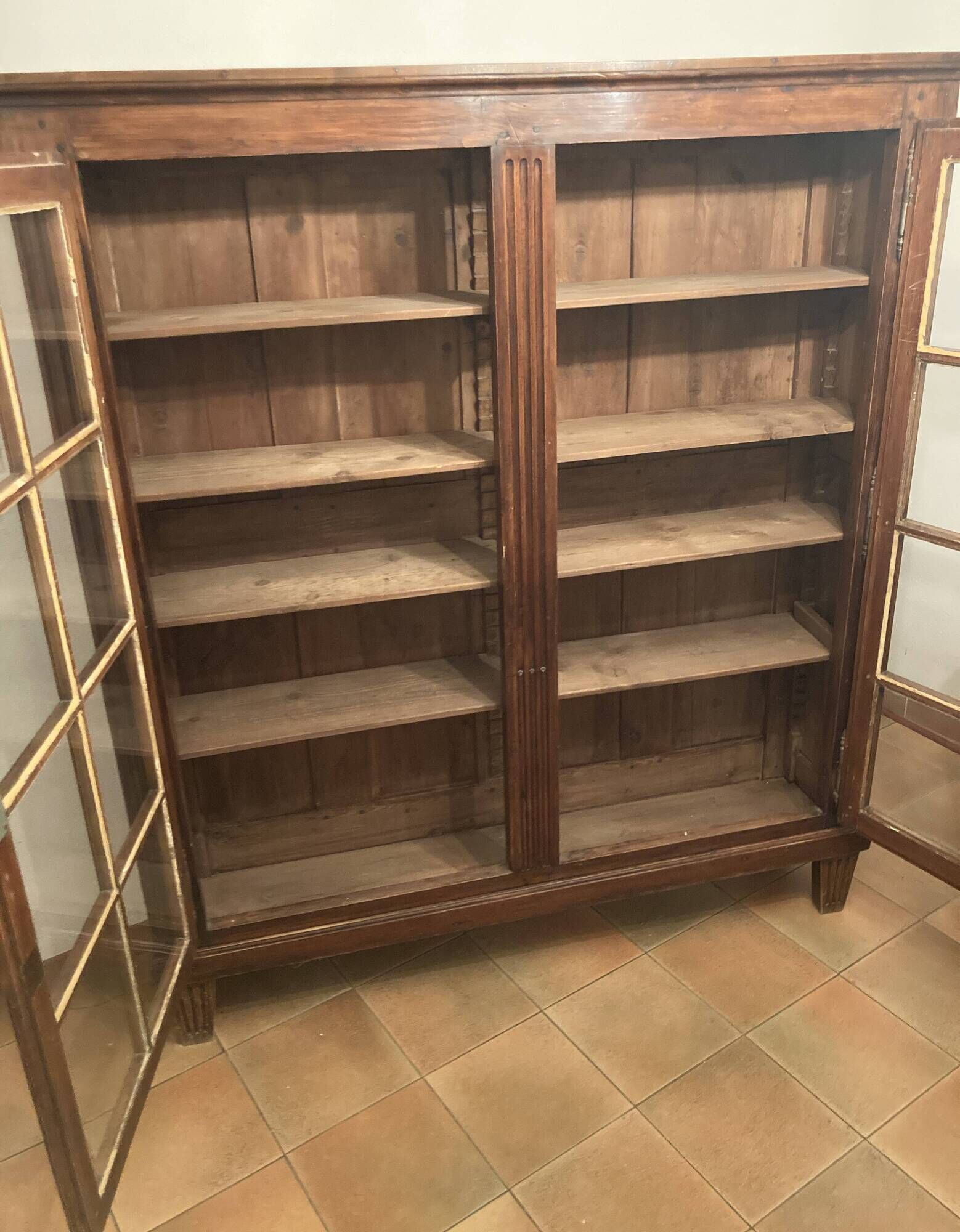 Antique library or large dresser - late 19th century - 167 x 187 x 34